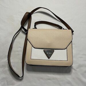 Guess Small Boxy Crossbody Flip Top Bag, Classic, Preppy